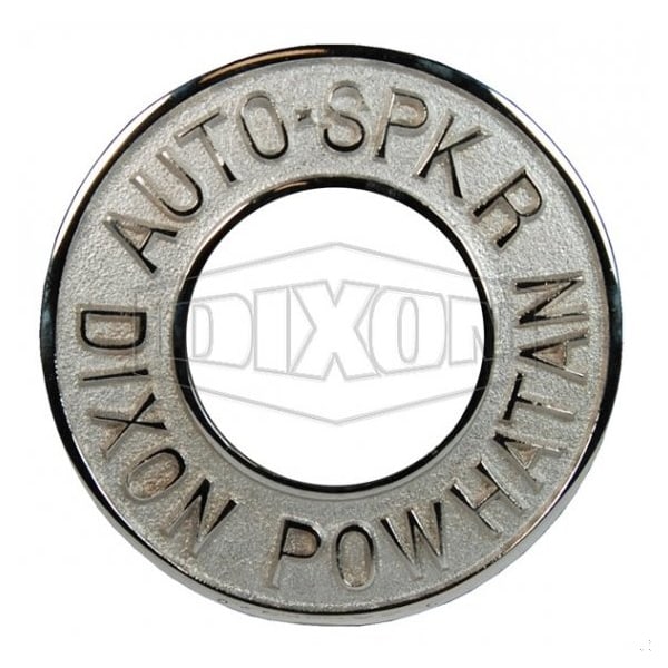 Dixon The Right Connection 24-209 Round Identification Plate, 4 x 9-1/4 in Nominal, Pipe x OD End Style, C REP400AS-C - main